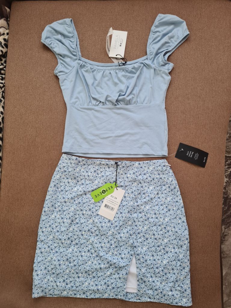 S-M PAMELA &amp; NA-KD бренд оригінал спідниця юбка літня - фото фото фото 0