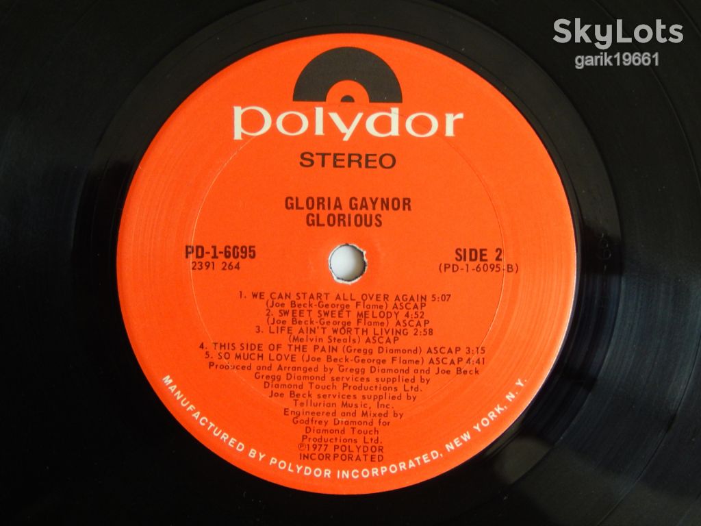 Gloria Gaynor ‎– Glorious   (Polydor ‎– PD-1-6095, US) EX/EX+ - фото фото фото 3