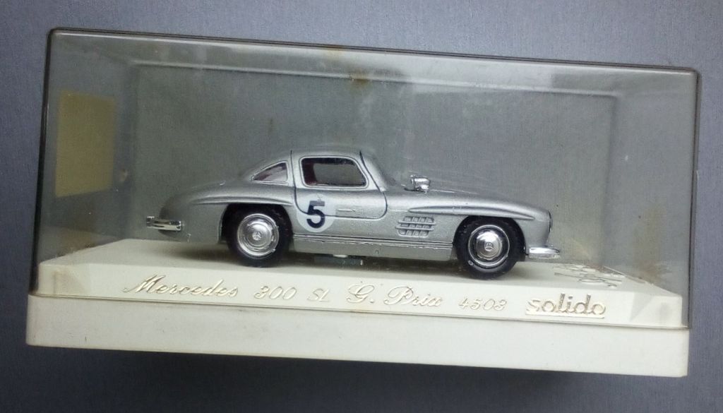 MERCEDES 300 SL Grand Prix by Solido 1/43 Made In France - фото фото фото 0