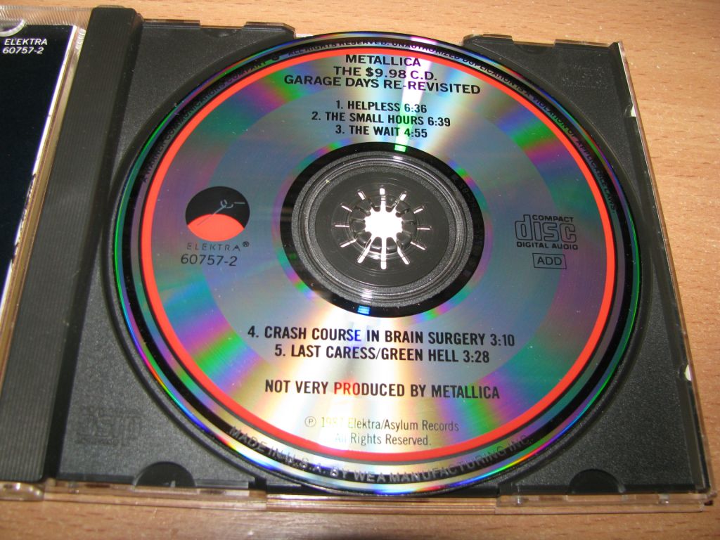METALLICA - The $9.98 Garage Days  (1987 Elektra 1st press,USA) - фото фото фото 2