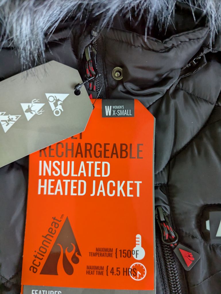 ActionHeat 5V Heated Long Puffer Jacket Куртка з підігрівом - фото фото фото 3