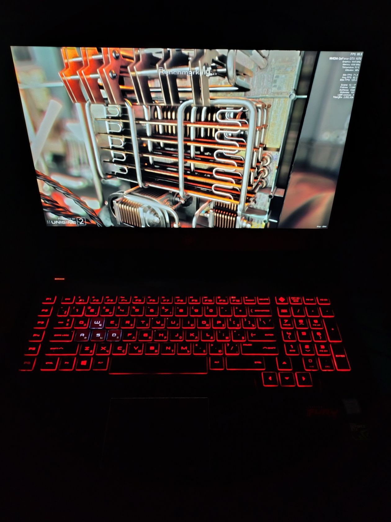 Игровой HP OMEN 17-AN  i7-8750H/GTX 1070 8Gb/DDR4 16Gb/SSD 256Gb/ 17.3" 120Hz - фото фото фото 5