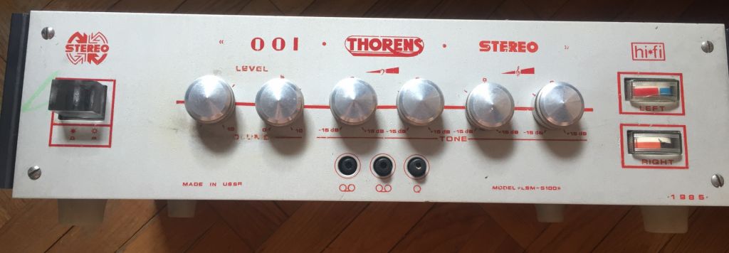 УСИЛИТЕЛЬ МОЩНОСТИ ЗВУКА THORENS LSM-5100. СССР. РАБОЧИЙ! - фото фото фото 1
