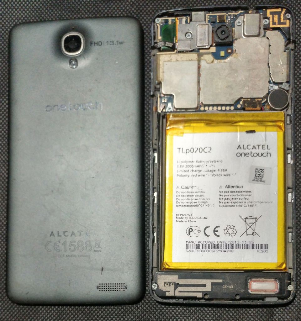 Alcatel OneTouch Idol X 6040D кришка і інші запчастини - фото фото фото 0