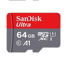 Оригінал 64 гб sandisk ultra gb відео відеореєстратор а800 4K кл.10 - фото фото фото 1