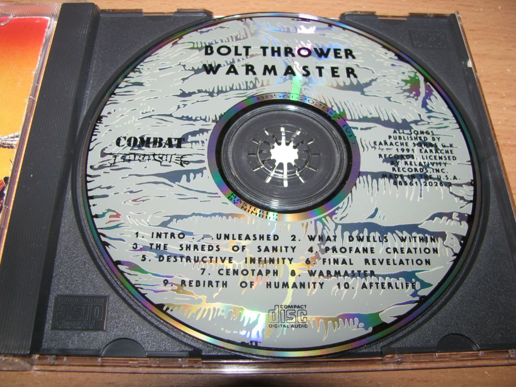 BOLT THROWER - Warmaster   (1991 Combat 1st press,USA) - фото фото фото 2