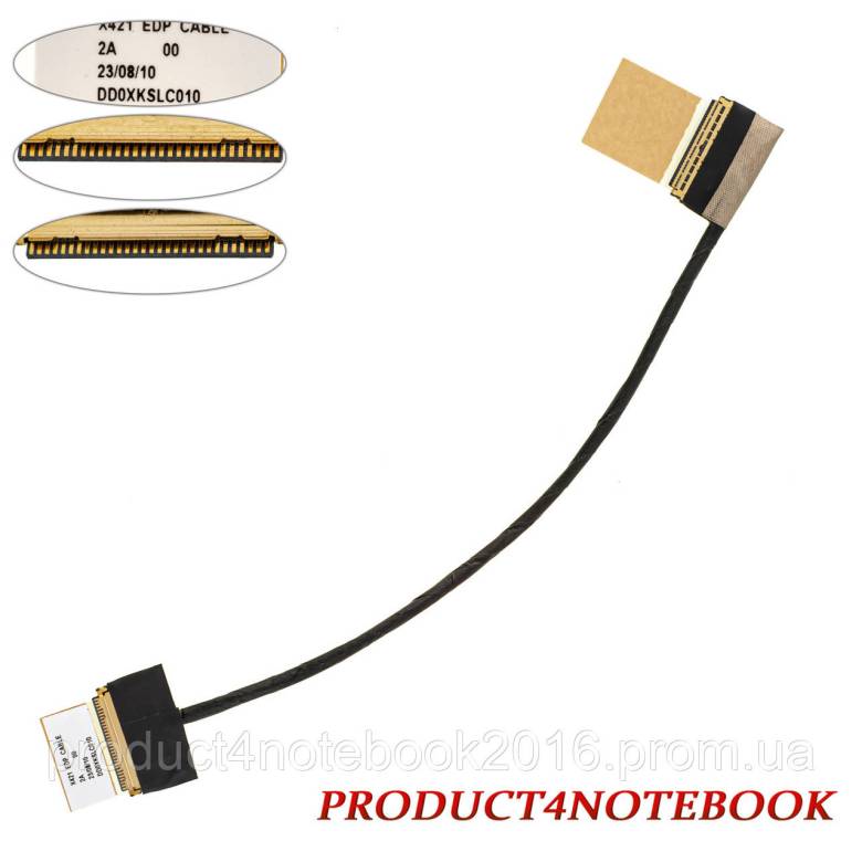 Шлейф матрицы для ноутбука Asus (X421, V4100) LED (DD0XKSLC010) - фото фото фото 0