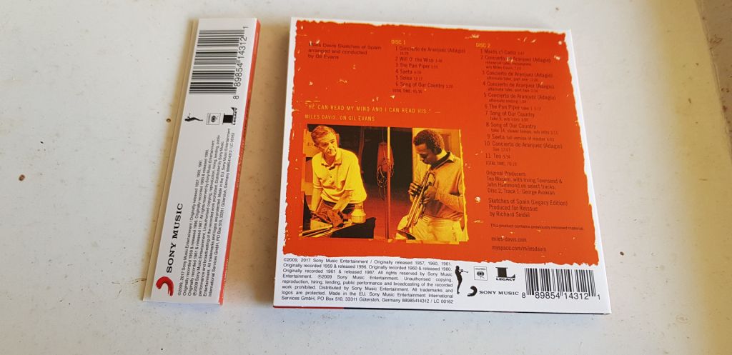 Miles Davis Sketches Of Spain 2CD фірмовий - фото фото фото 1