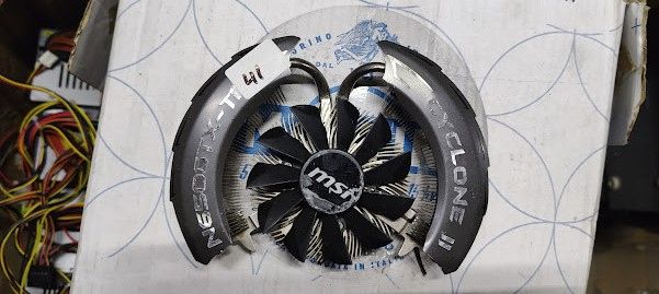 Система охлаждения для видеокарты MSI Cyclone II N650GTX-Ti  (радиатор+куллер) 8.8*8.8 см № 23101041 - фото фото фото 0