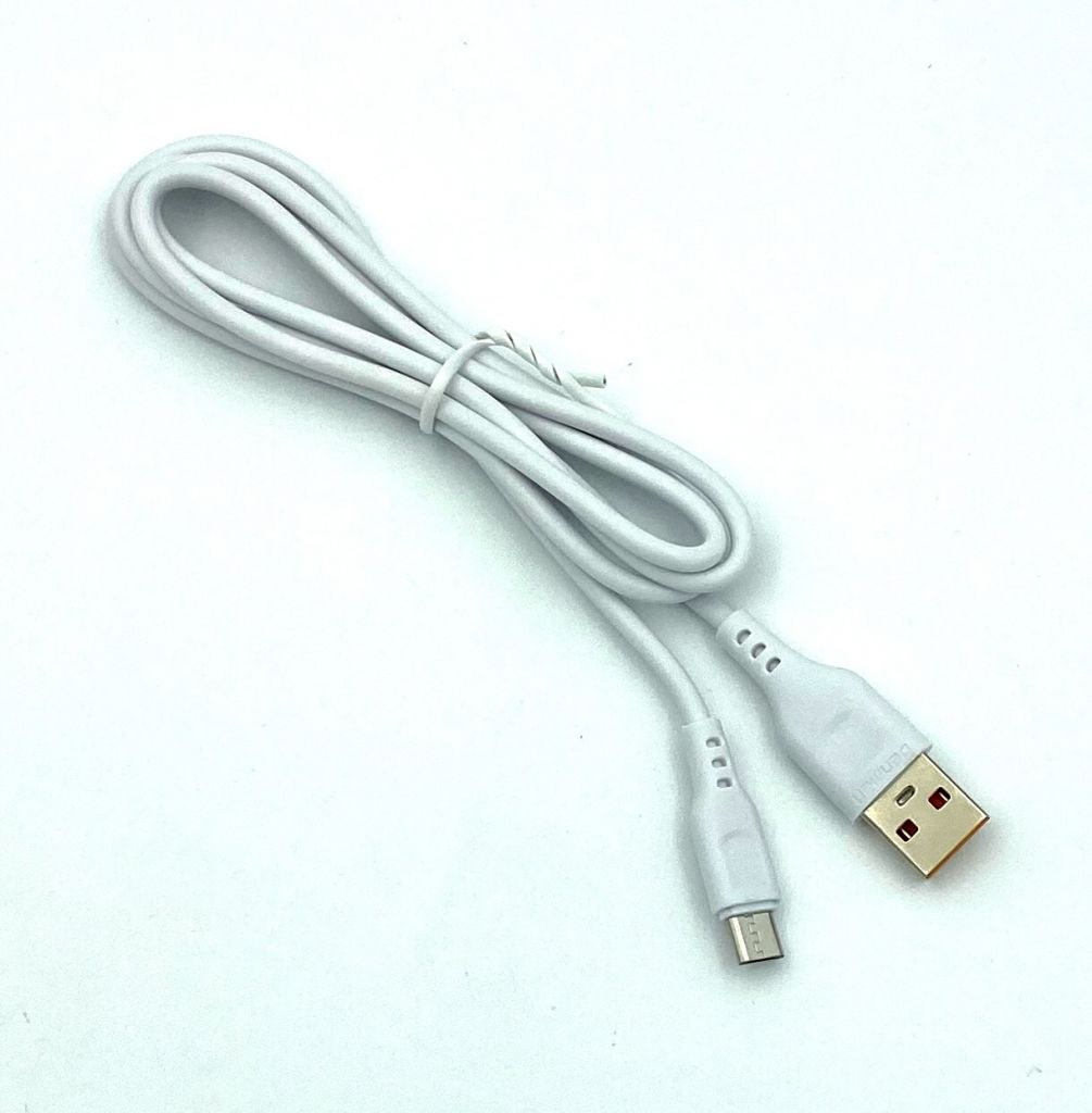 Дата кабель DENMEN D01V Micro USB Белый - фото фото фото 1