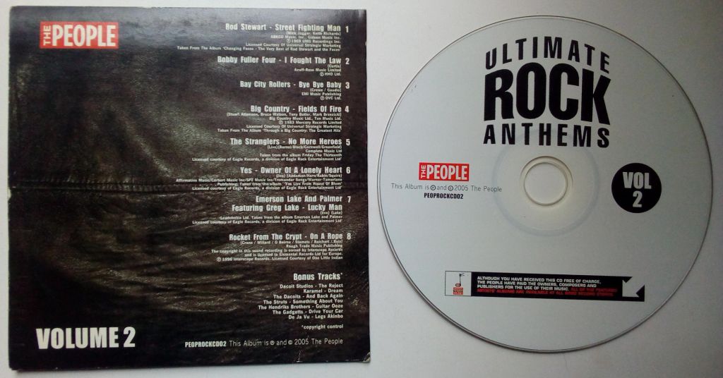 Ultimate Rock Anthems - 16 Track Double Album, volume 2 2005 - фото фото фото 1