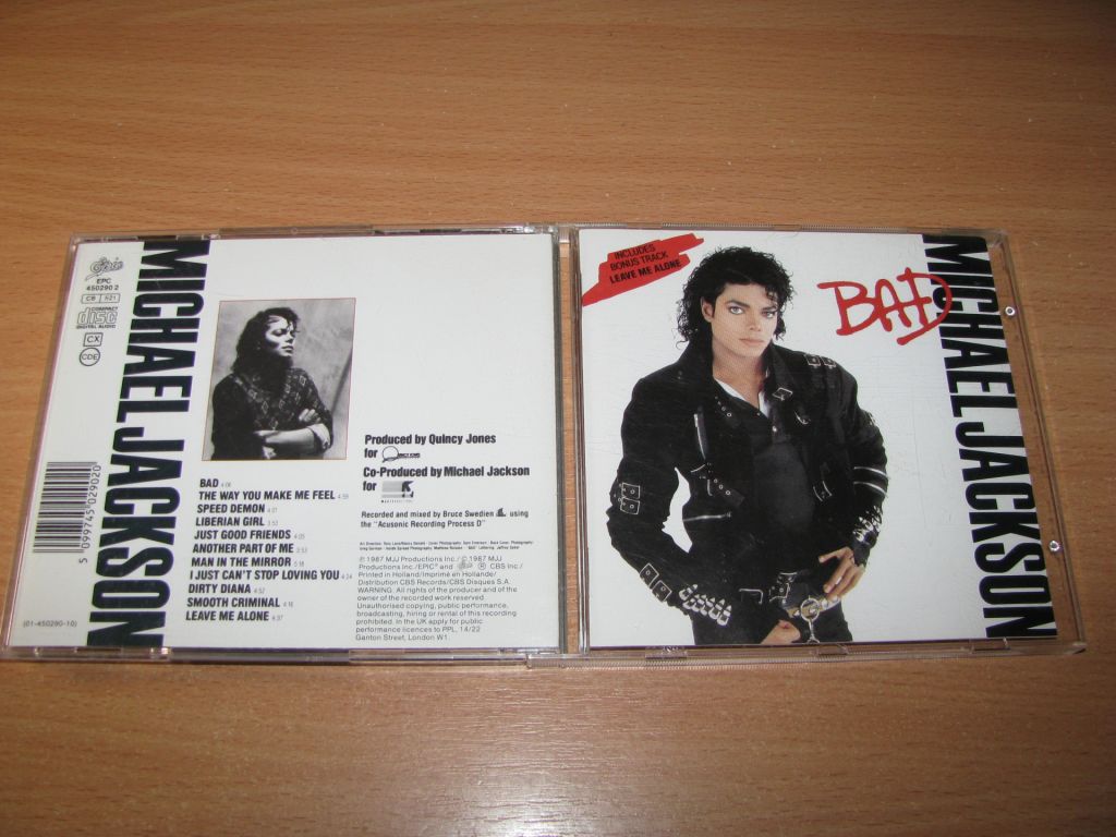 MICHAEL JACKSON - Bad   (1987 Epic 1st press,Japan) - фото фото фото 0