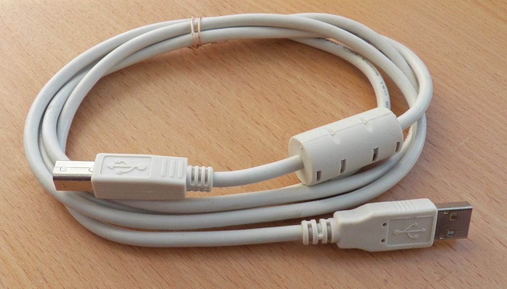 Кабель для принтера USB 2.0 AM/BM 1.5 м White якісний - фото фото фото 2