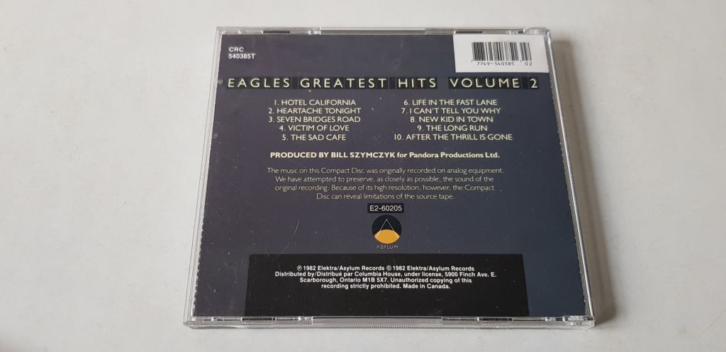 Eagles Greatest Hits Volume 2 CD фірмовий - фото фото фото 1