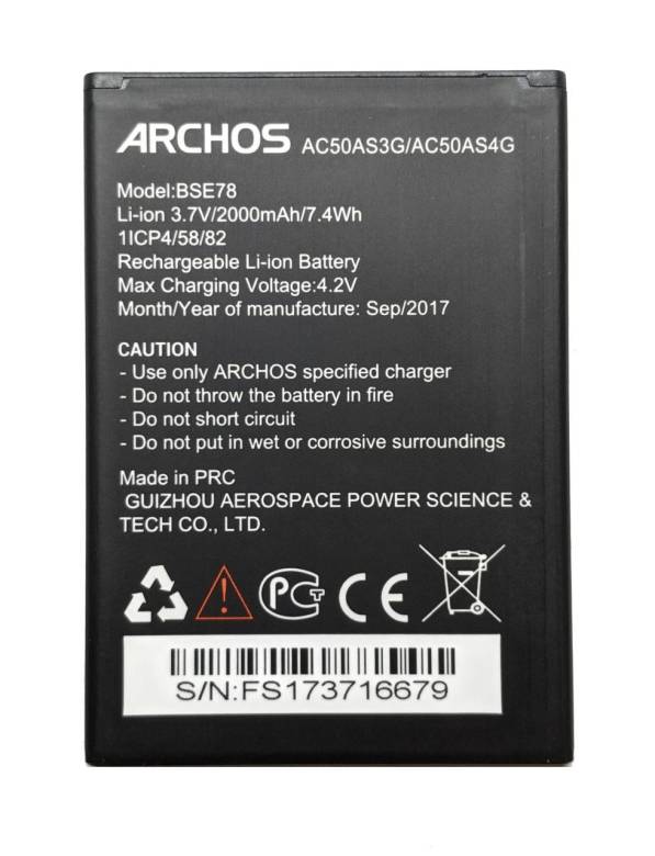 Аккумулятор Archos AC50AS3G / AC50AS4G BSE78 - фото фото фото 0