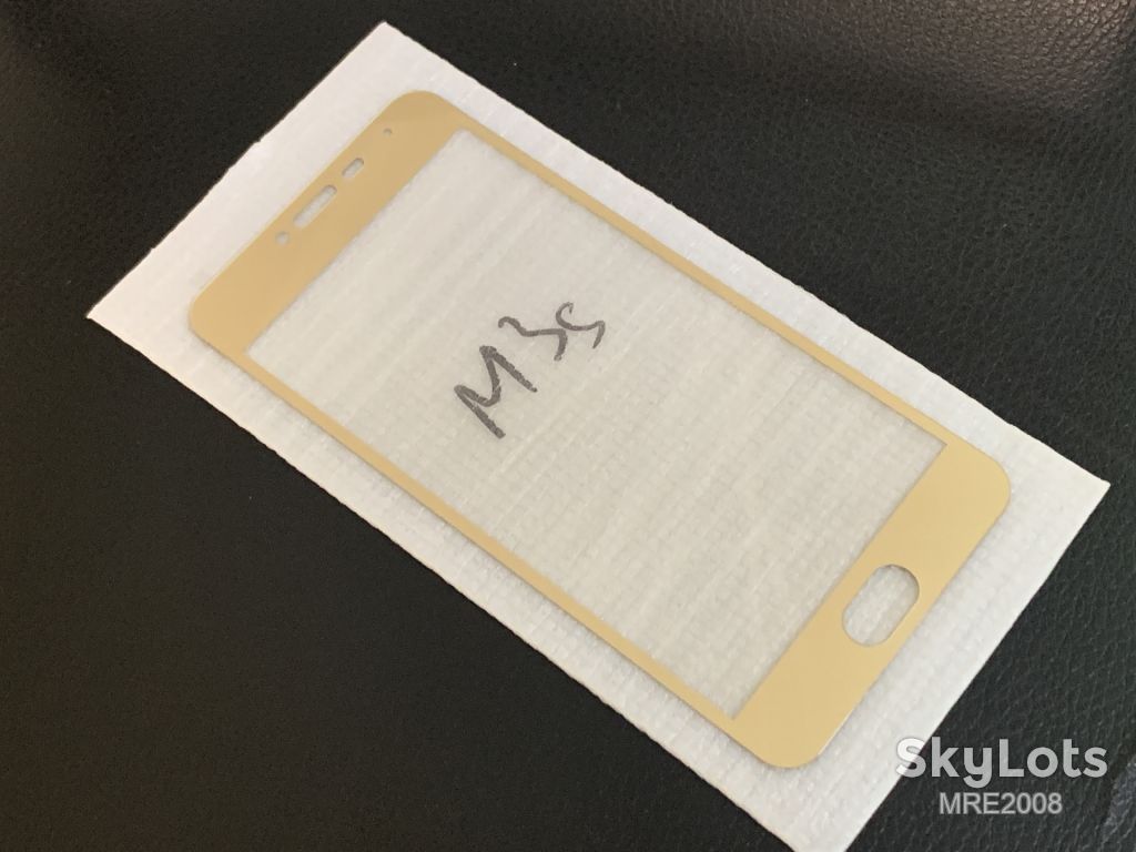 Захисне скло Full Screen для Meizu M3s gold - фото фото фото 1