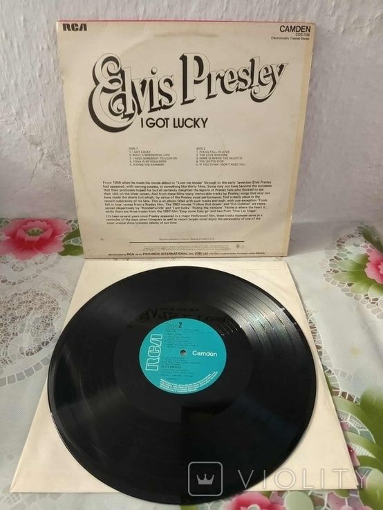 Пластинка Elvis Presley - "I Got Lucky" Англия - фото фото фото 5