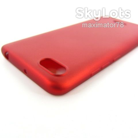 ЧЕХОЛ НАКЛАДКА Xiaomi Redmi 6A soft touch красный - фото фото фото 2