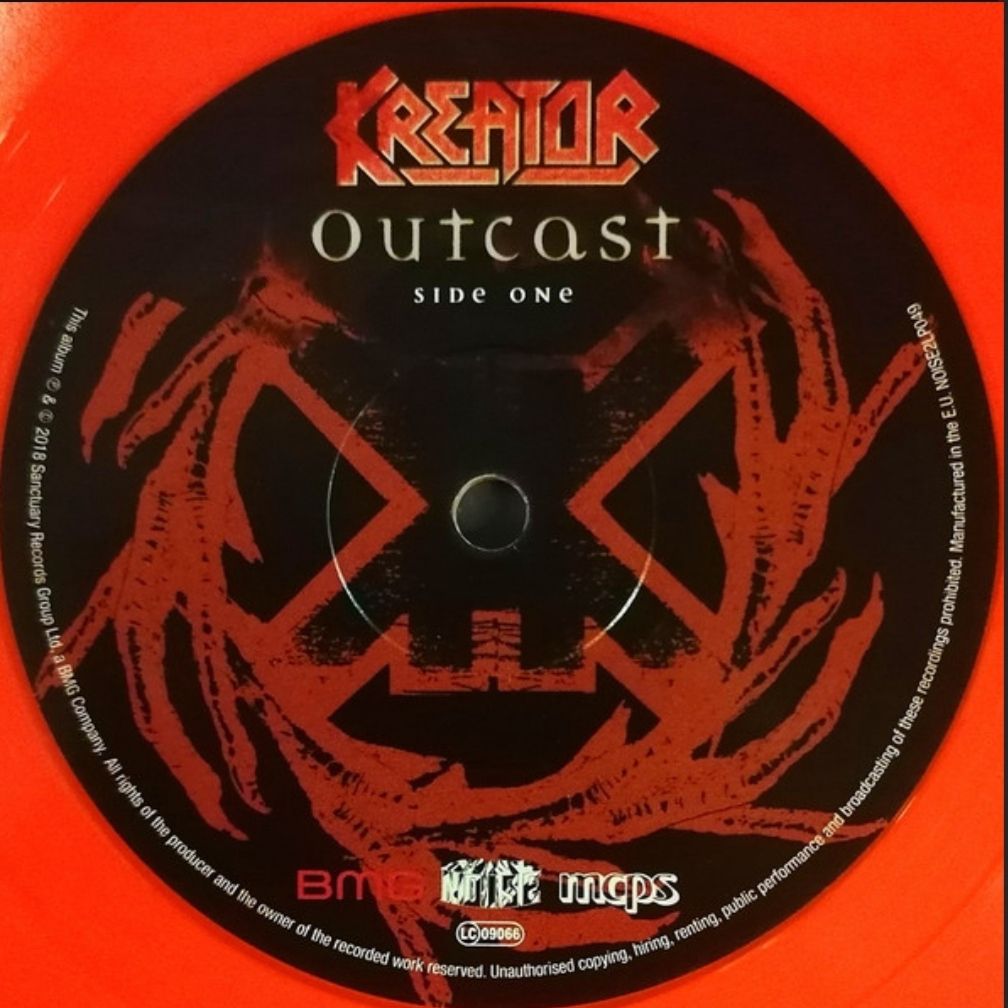 Kreator - Outcast - 1997.  (2LP). 12. Colour Vinyl. Пластинки. Europe - фото фото фото 10