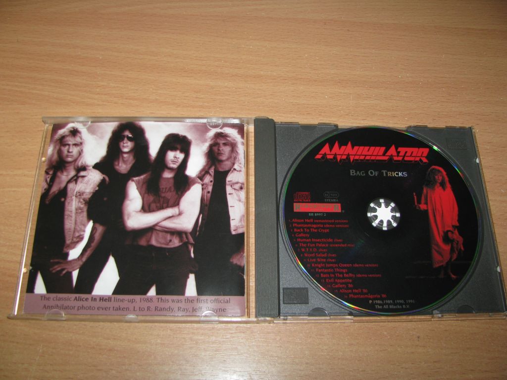 ANNIHILATOR - Bag Of Tricks  (1994 Roadrunner 1st press) - фото фото фото 1