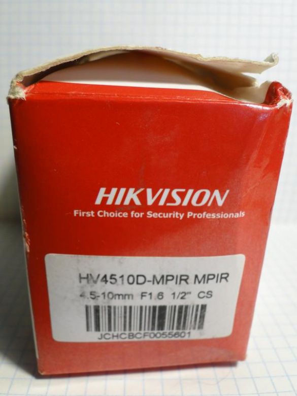 Объектив Hikvision HV4510D-MPIR  новый - фото фото фото 1