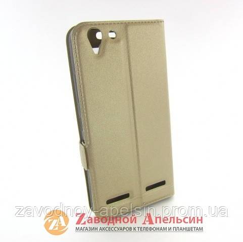 Чехол книжка Lenovo A6020 K5 Smart Case golden - фото фото фото 1
