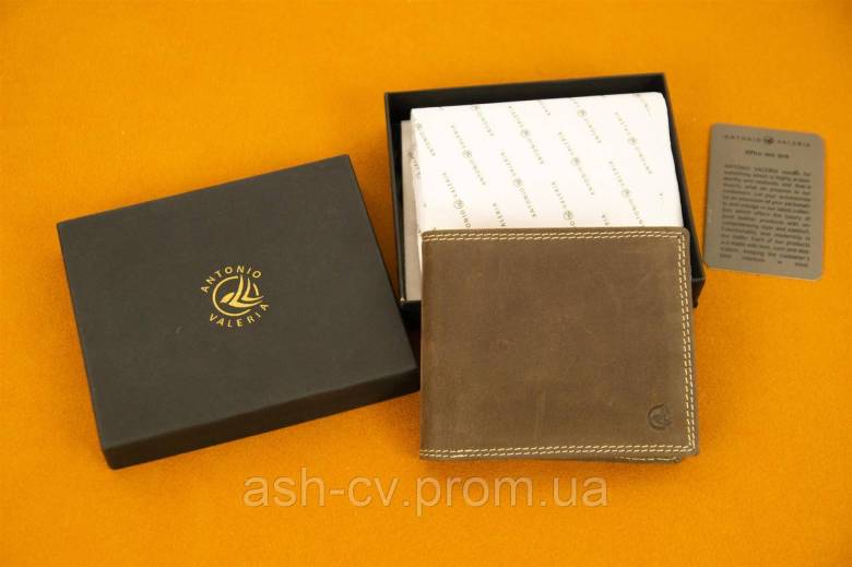 Портмоне, гаманець, Antonio Valeria, Leather Wallet for Men - фото фото фото 1