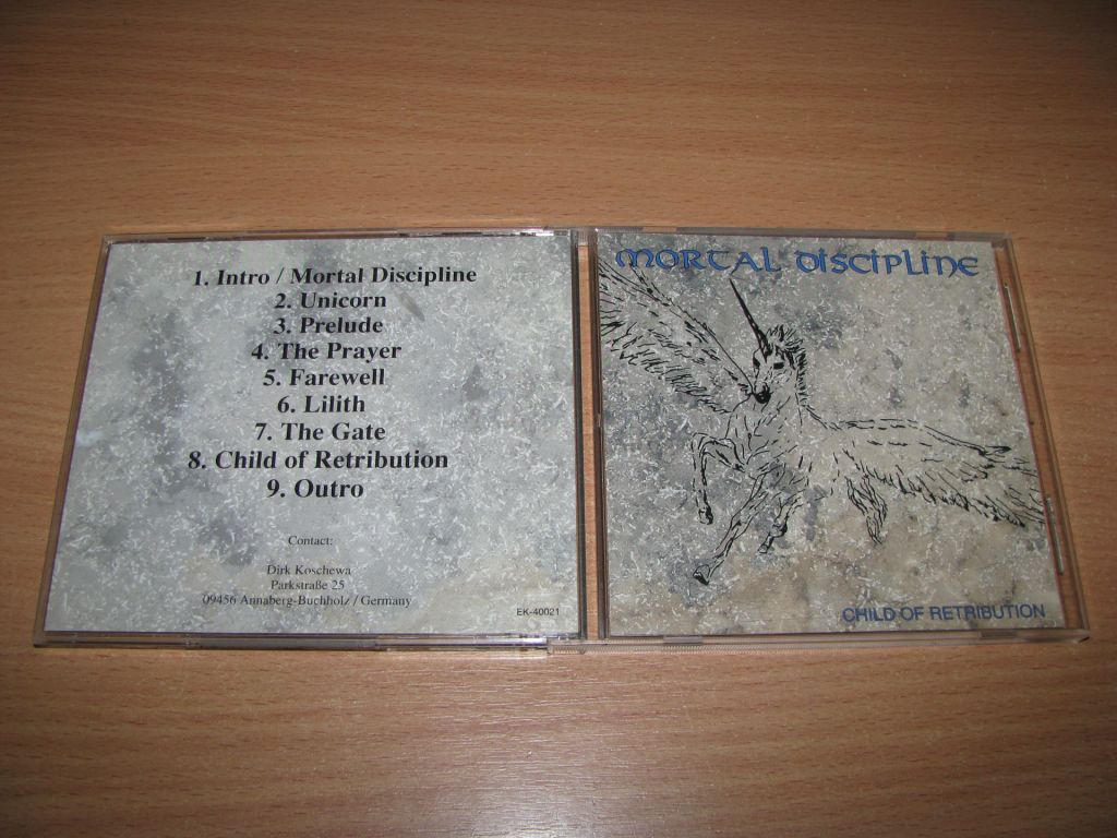 MORTAL DISCIPLINE - Child Of Retribution  (1995 Self-press,Austria) - фото фото фото 0