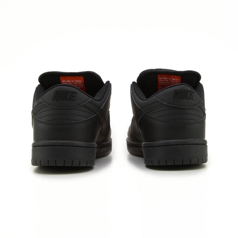 NIke SB Dunk Low Total Black Leather 36 - фото фото фото 3
