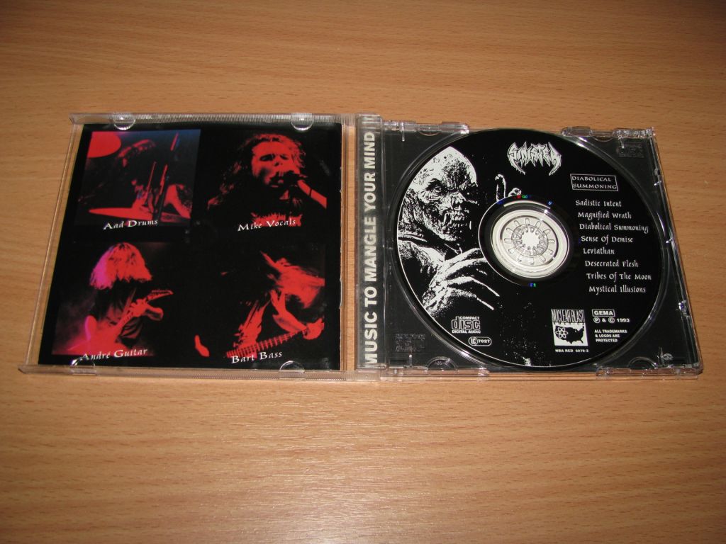 SINISTER - Diabolical Summoning   (1993 Nuclear Blast 1st press,USA) - фото фото фото 1