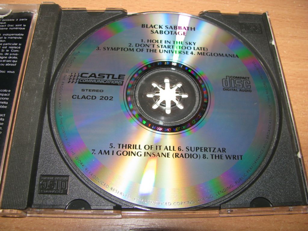 BLACK SABBATH - Sabotage  (1986 Castle UK) - фото фото фото 2