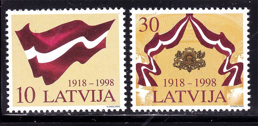 Латвия  1998 г MNH - флаг - фото фото фото 0