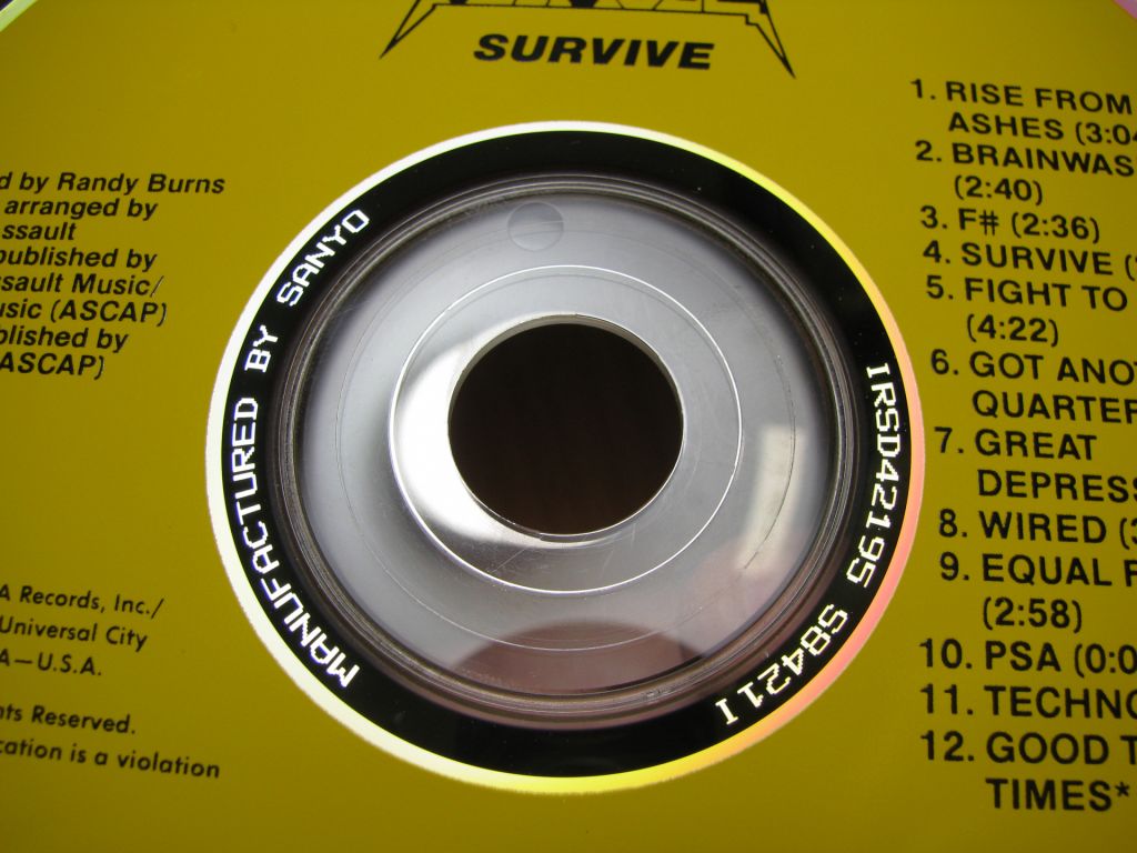 NUCLEAR ASSAULT - Survive   (1988 I.R.S. 1st press,USA) - фото фото фото 3