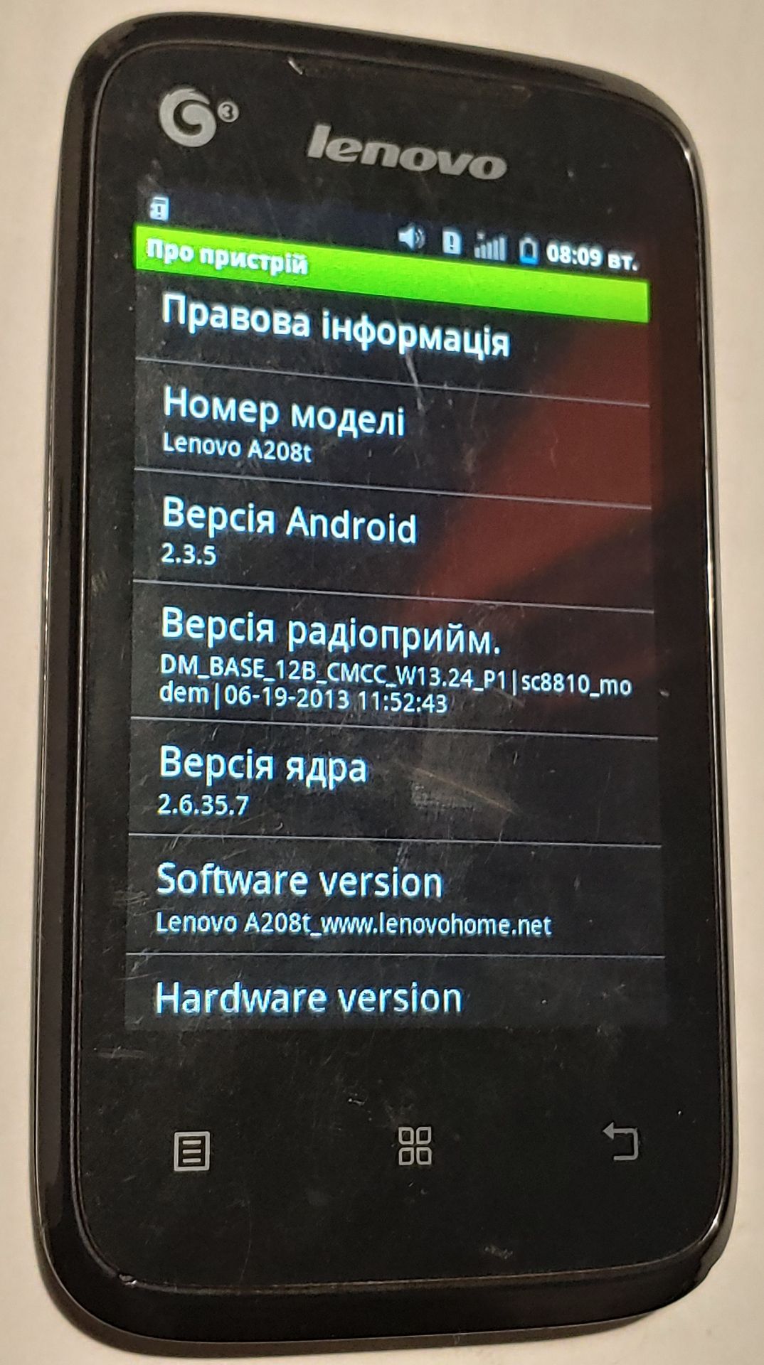 Lenovo A208t смартфон Андроид - фото фото фото 1