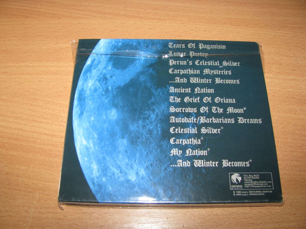 NOKTURNAL MORTUM - Lunar Poetry  (2004 Oriana  SLIPCASE) - фото фото фото 3