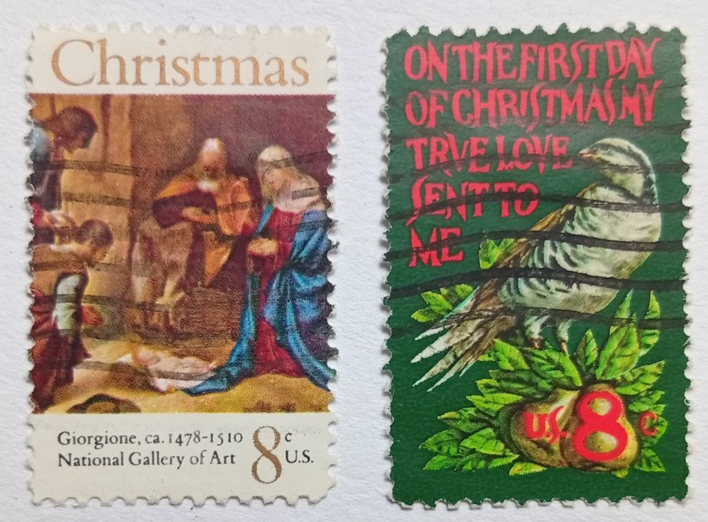 США 1971 Рождество, гашеные - фото фото фото 0