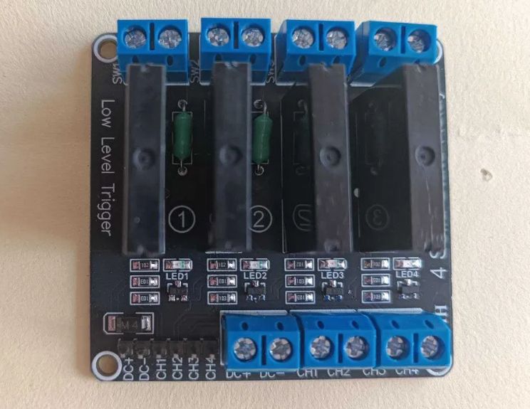 Модуль твердотільного реле на 4 канали Arduino, G3MB-202P 220V 2A - фото фото фото 1