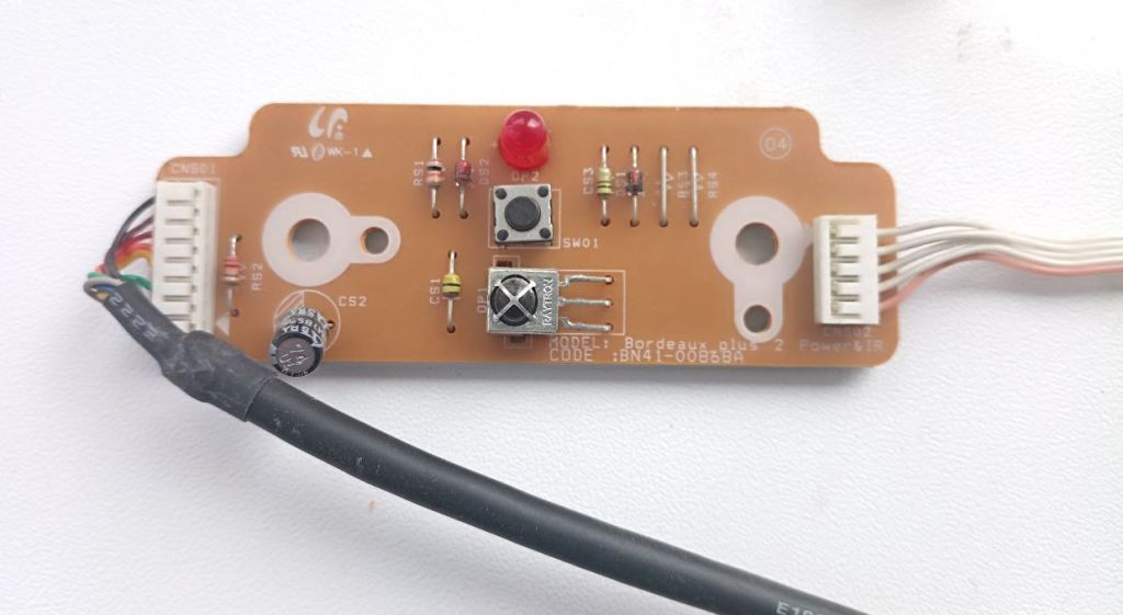 Плати  BN-4100849A+BN-4100886A  Function KEY Board+IR Board  assembly with cables   для Samsung 32LE82R - фото фото фото 0