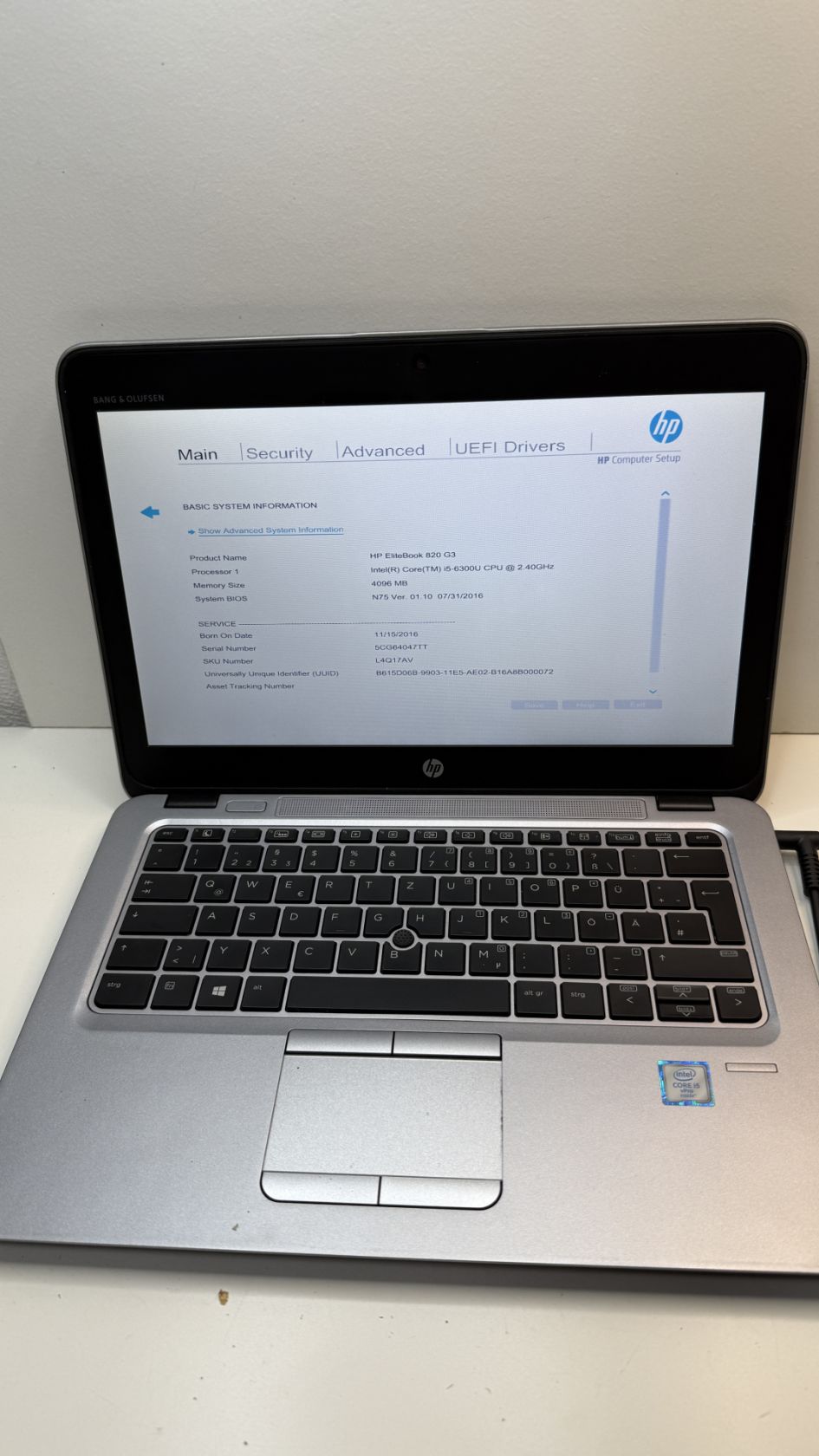 Ноутбук HP EliteBook  820 G3 Intel Core i5-6300U  ID 00391 - фото фото фото 0