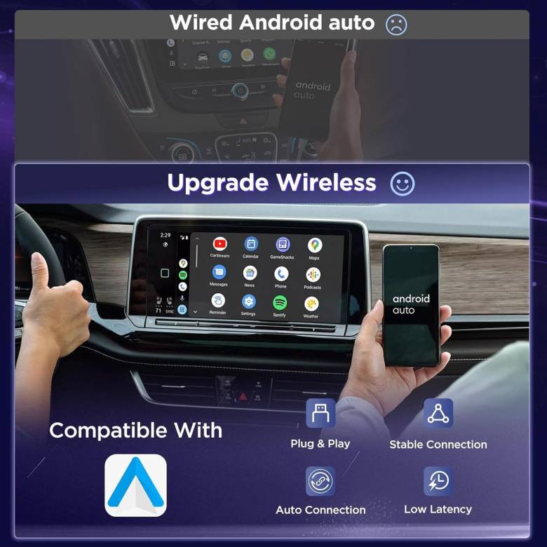 Беспроводной адаптер MSXTTLY 2026 U2AC-L9 для Android Auto - фото фото фото 1