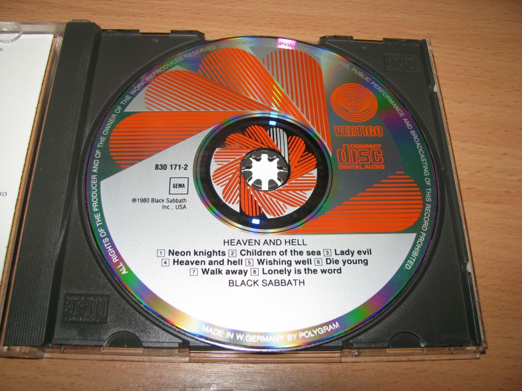 BLACK SABBATH ‎– Heaven And Hell       (1986 Vertigo PDO 1st press,W.Germany) - фото фото фото 2