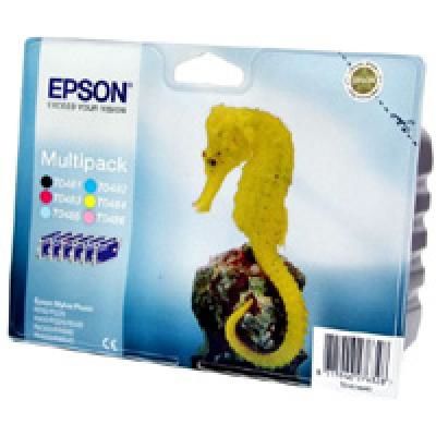 Картридж EPSON   (C13T04874010)  набiр картриджiв   (6) для  R200/R220/R300/R320/R320/R340/RX500/600/RX620/RX640 Bundle - фото фото фото 0