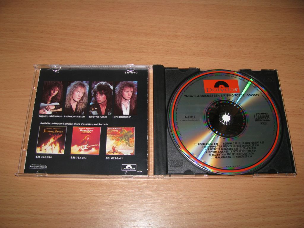 YNGWIE MALMSTEEN RISING FORCE - Odyssey   (1988 Polydor USA) - фото фото фото 1