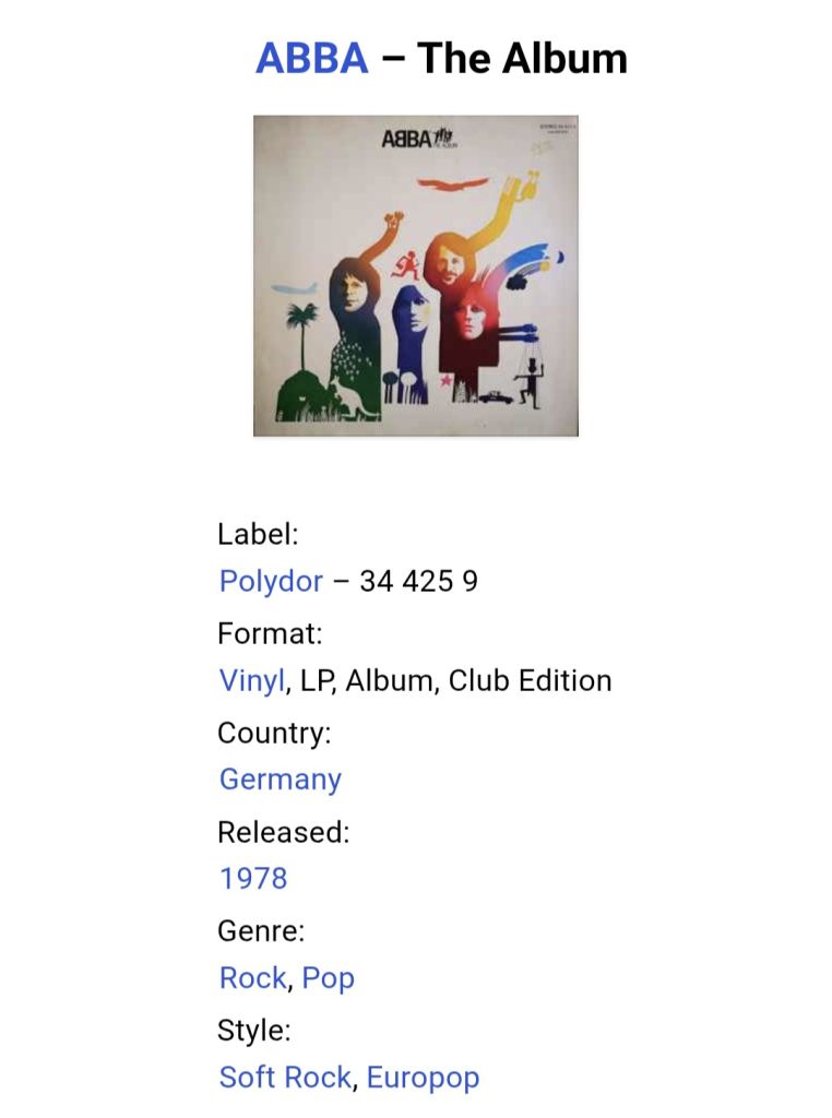 ABBA - The Album - 1977.  (LP). 12. Vinyl. Пластинка. Germany. Club Edition. - фото фото фото 4