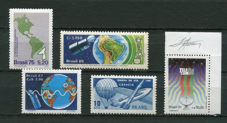 Бразилия  Brasil Сборный лот Космос MNH - фото фото фото 0