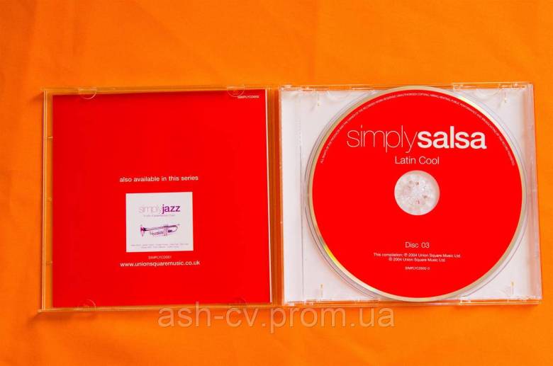 Музичний диск CD. SIMPLY SALSA - Latin Cool - фото фото фото 2