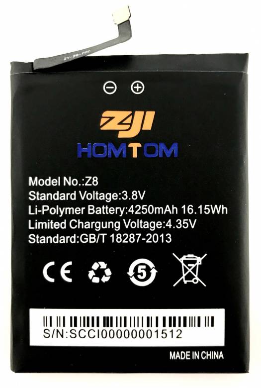 HomTom Zoji Z8 Аккумулятор Батарея - фото фото фото 0