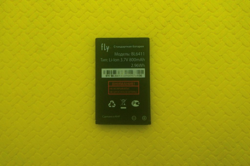 Аккумулятор акб Fly DS104D, DS107D BL6411 800 mAh - фото фото фото 0