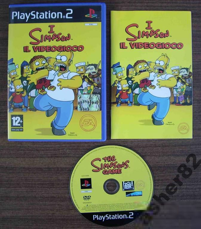 Игра на PS2 "The Simpsons Game"        (PAL) - фото фото фото 0