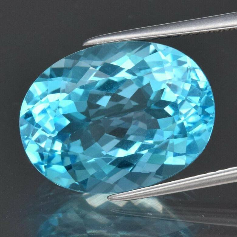 Натуральный топаз   12.86ct 16x12.2mm - фото фото фото 0